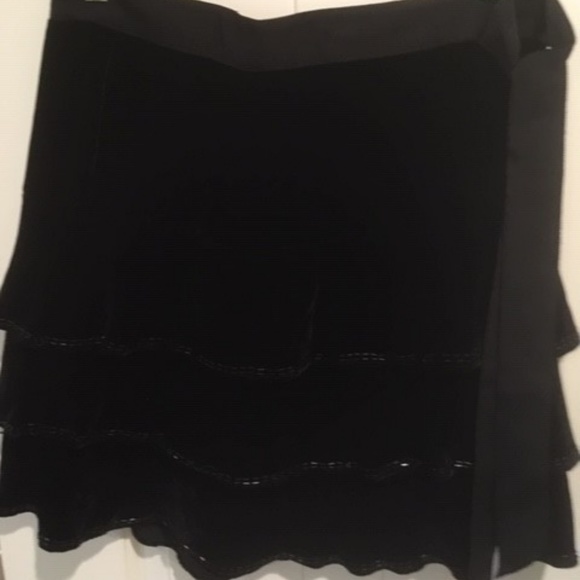 Tocca velvet beaded skirt - Picture 2 of 4